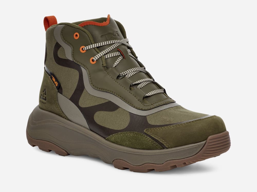 Botas Montaña Teva Geotrecca Mid Hombre Verde Oliva Oscuro | México-5736