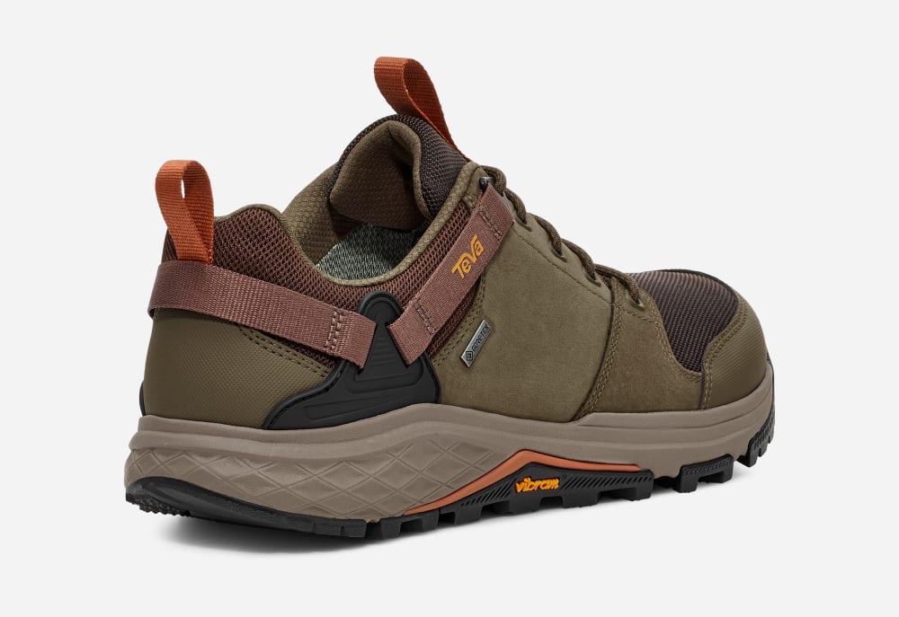 Botas Montaña Teva Grandview GTX Low Hombre Marrom Verde Oliva Oscuro | México-7194