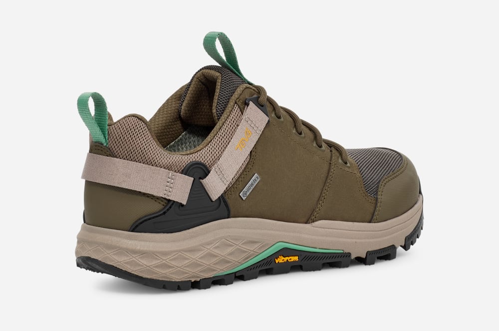 Botas Montaña Teva Grandview GTX Low Mujer Verde Oliva Marrom | México-7132