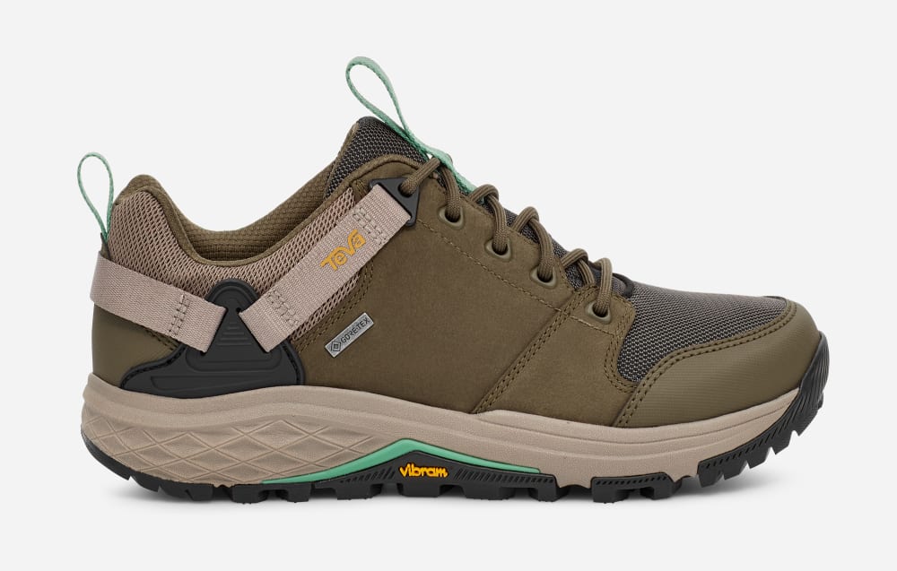 Botas Montaña Teva Grandview GTX Low Mujer Verde Oliva Marrom | México-7132