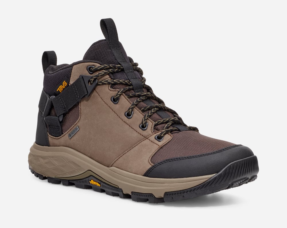 Botas Montaña Teva Grandview Gore-Tex Hombre Chocolate | México-4620