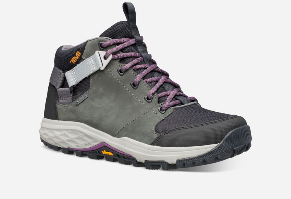 Botas Montaña Teva Grandview Gore-Tex Mujer Grises Oscuro | México-1289