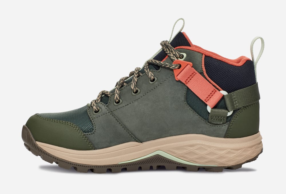 Botas Montaña Teva Grandview Gore-Tex Mujer Kaki | México-1738