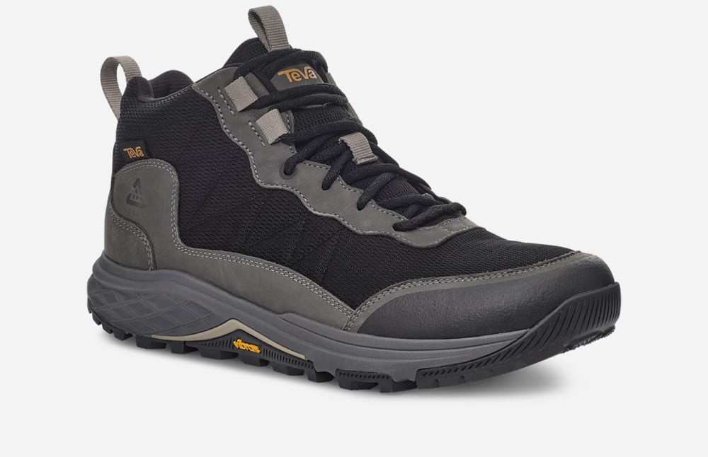 Botas Montaña Teva Ridgeview Mid Hombre Grises Negros | México-0967