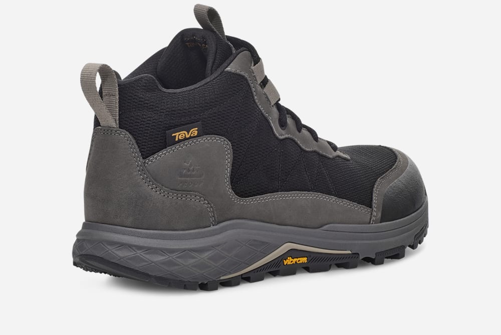 Botas Montaña Teva Ridgeview Mid Hombre Grises Negros | México-0967