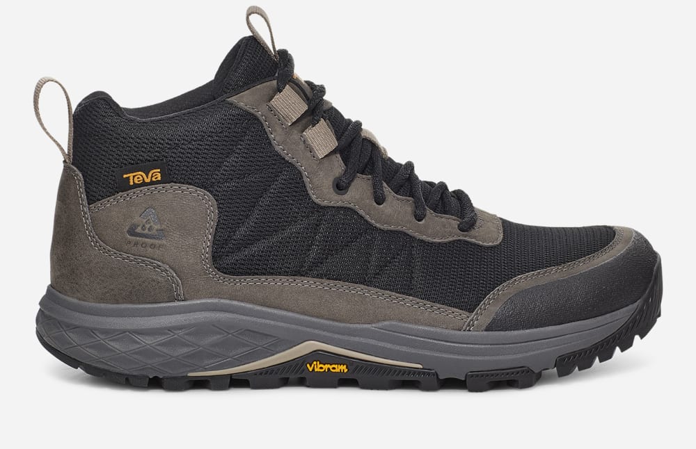 Botas Montaña Teva Ridgeview Mid Hombre Grises Negros | México-0967