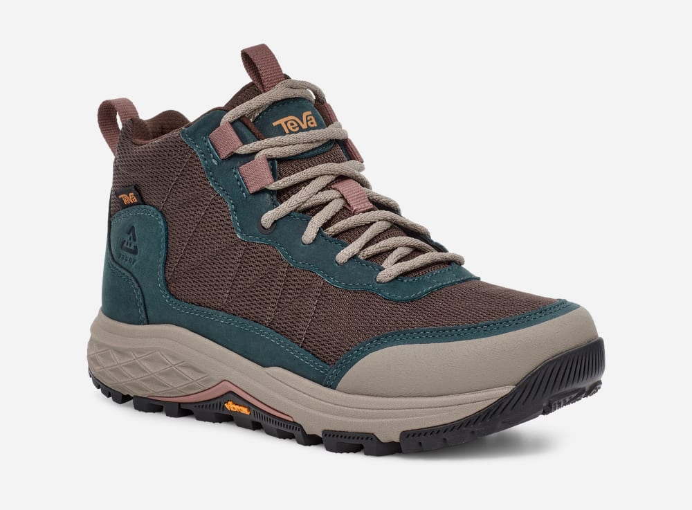 Botas Montaña Teva Ridgeview Mid Mujer Verdes Marrom | México-8437