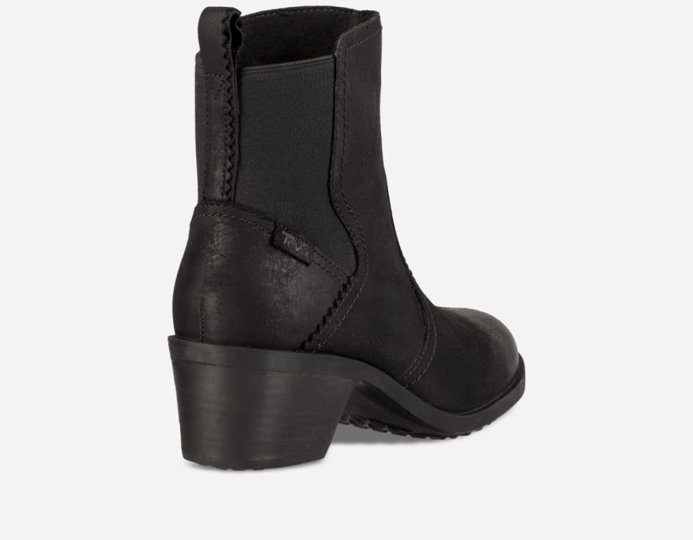 Botas Teva Anaya Chelsea Waterproof Mujer Negros | México-8536