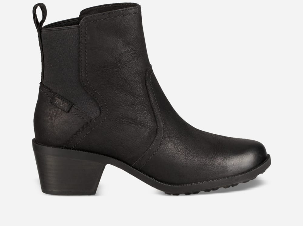 Botas Teva Anaya Chelsea Waterproof Mujer Negros | México-8536