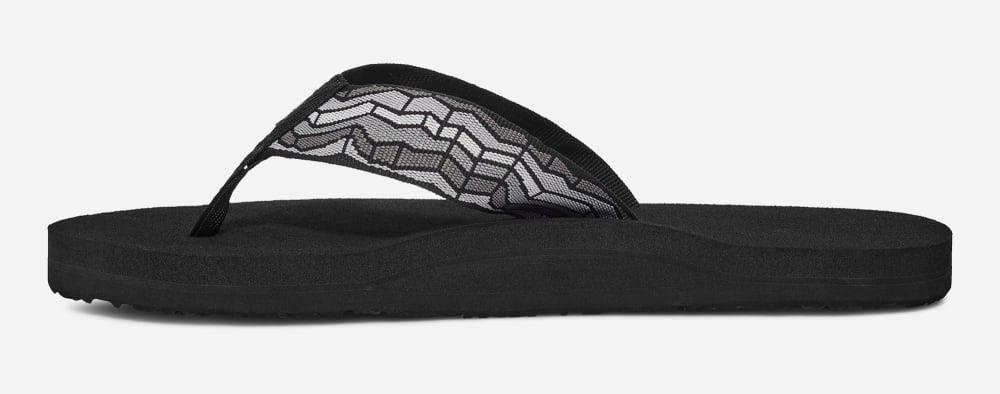 Chanclas Teva Mush II Hombre Negros Grises | México-1463