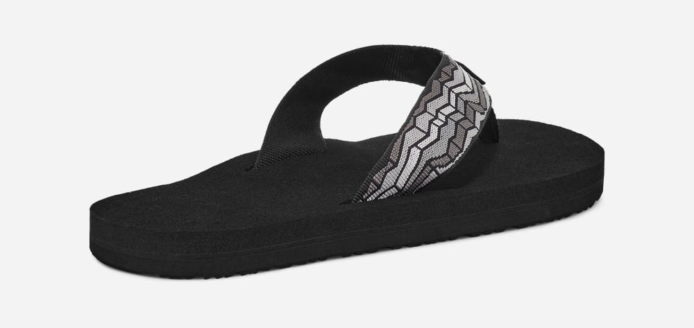 Chanclas Teva Mush II Hombre Negros Grises | México-1463