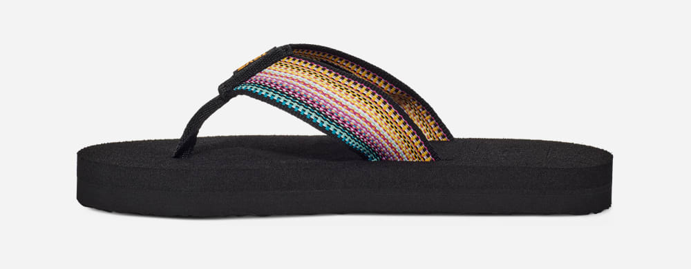 Chanclas Teva Mush II Niños Negros Multicolor | México-8693