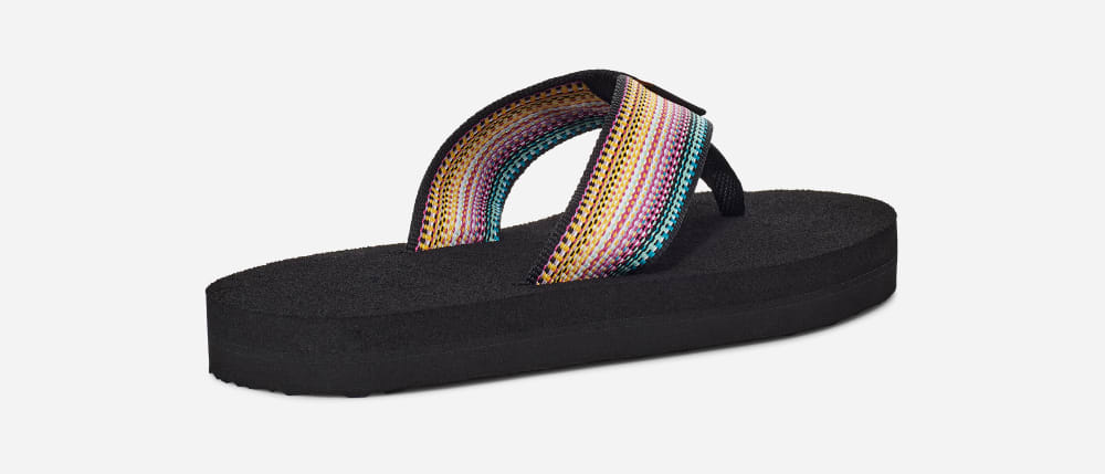 Chanclas Teva Mush II Niños Negros Multicolor | México-8693