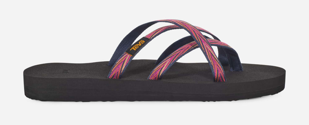 Chanclas Teva Olowahu Mujer Azules Rosas Morados | México-1034