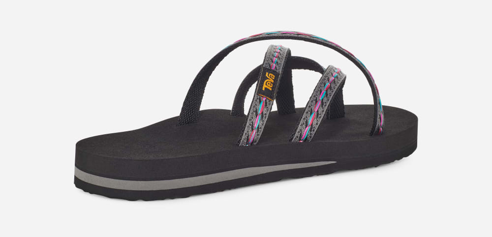 Chanclas Teva Olowahu Mujer Negros | México-7653