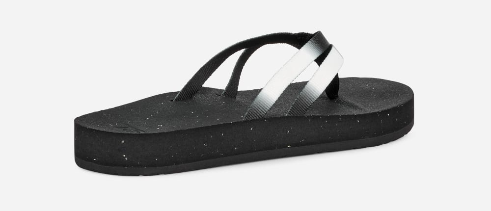 Chanclas Teva Reflip Strappy Gradiate Mujer Negros Blancos | México-5946