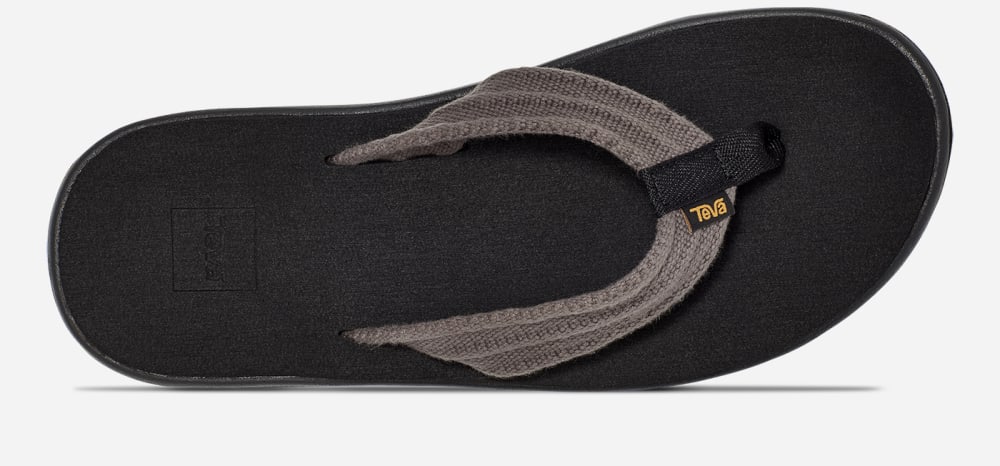 Chanclas Teva Voya Canvas Hombre Grises | México-2680