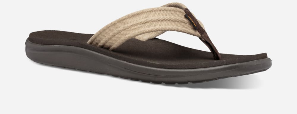 Chanclas Teva Voya Canvas Hombre Marrom | México-2960