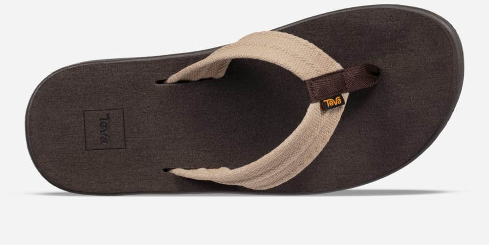 Chanclas Teva Voya Canvas Hombre Marrom | México-2960