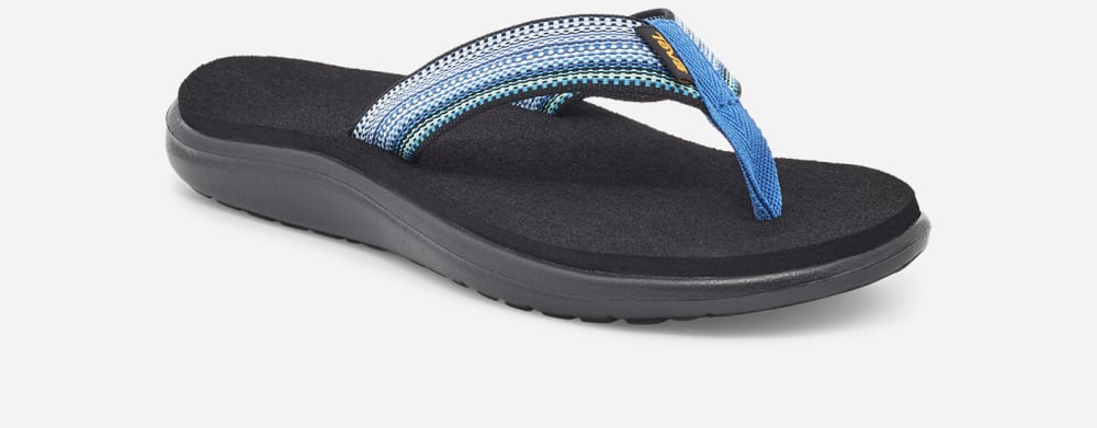 Chanclas Teva Voya Mujer Azules Multicolor | México-0346