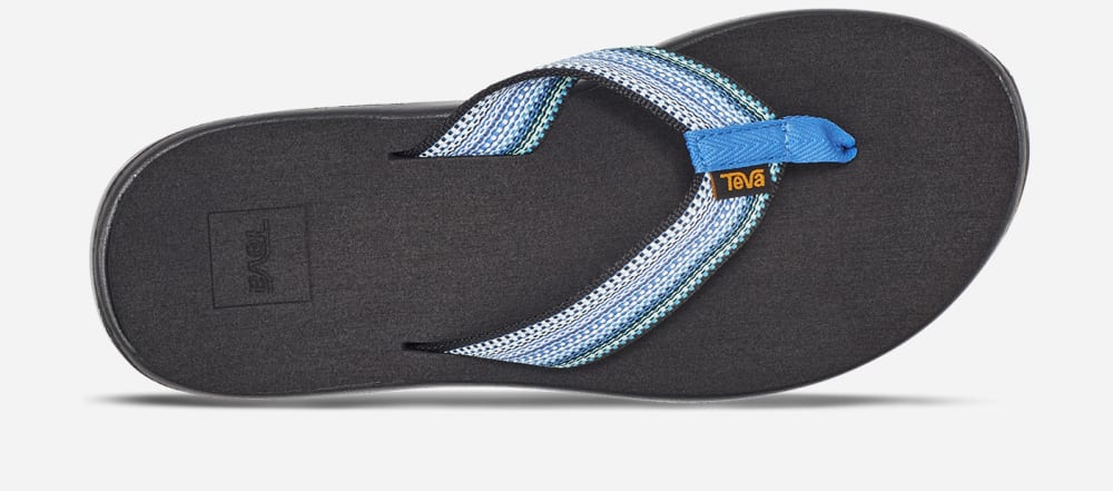 Chanclas Teva Voya Mujer Azules Multicolor | México-0346