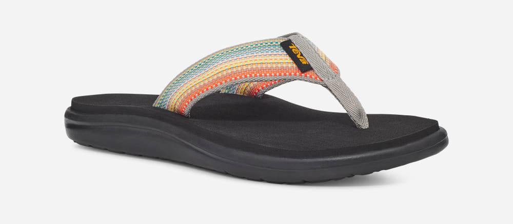 Chanclas Teva Voya Mujer Grises Multicolor | México-3028