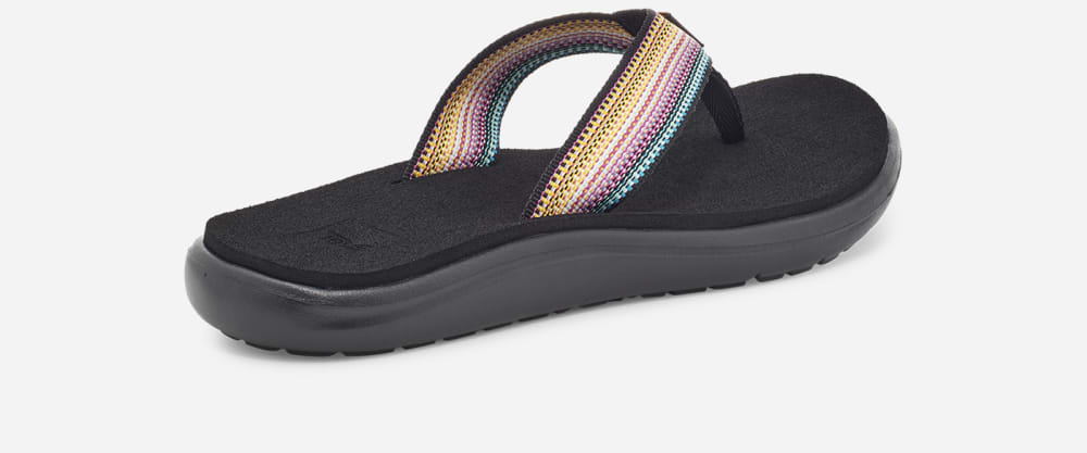 Chanclas Teva Voya Mujer Negros Multicolor | México-0123