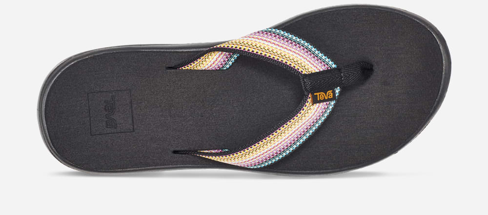 Chanclas Teva Voya Mujer Negros Multicolor | México-0123