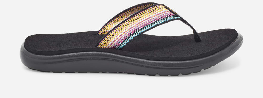 Chanclas Teva Voya Mujer Negros Multicolor | México-0123