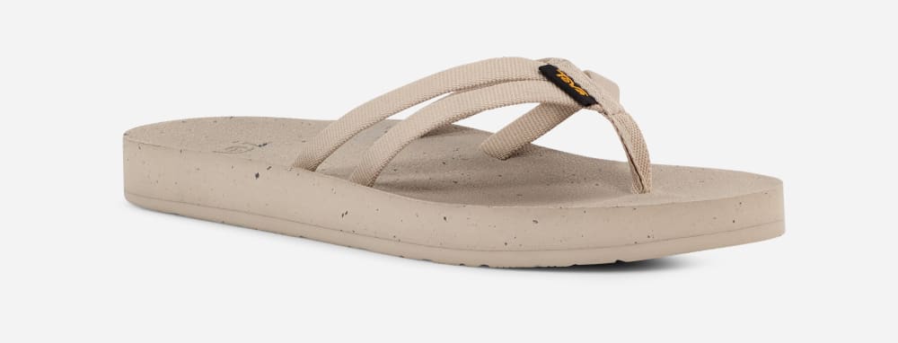 Chanclas Teva W Reflip Strappy Mujer Grises | México-4805