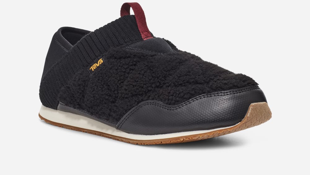 Mocassins Teva ReEMBER FLEECE Hombre Negros | México-4921