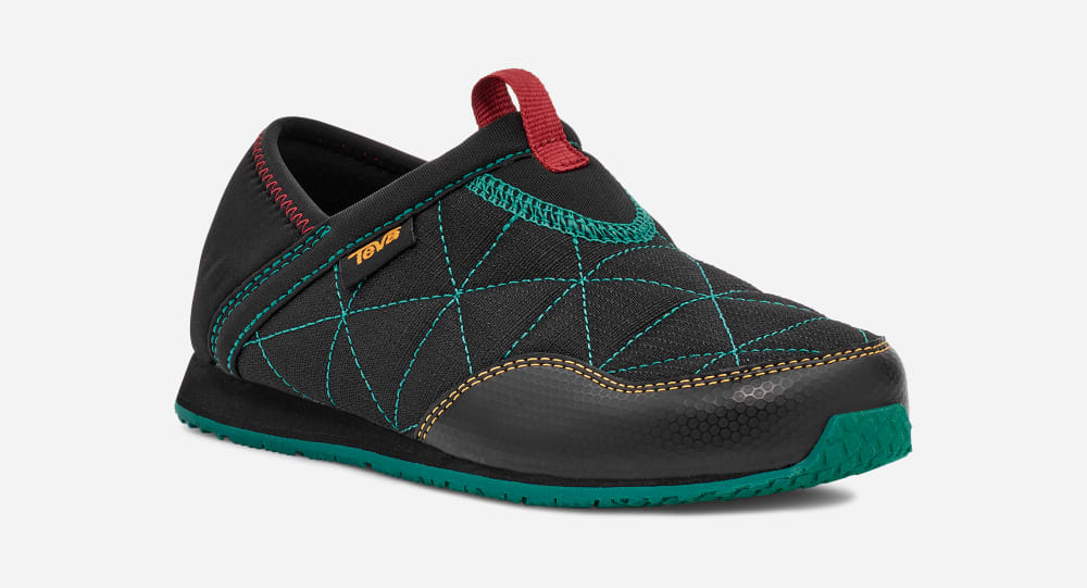 Mocassins Teva ReEMBER Niños Negros Verdes | México-9518