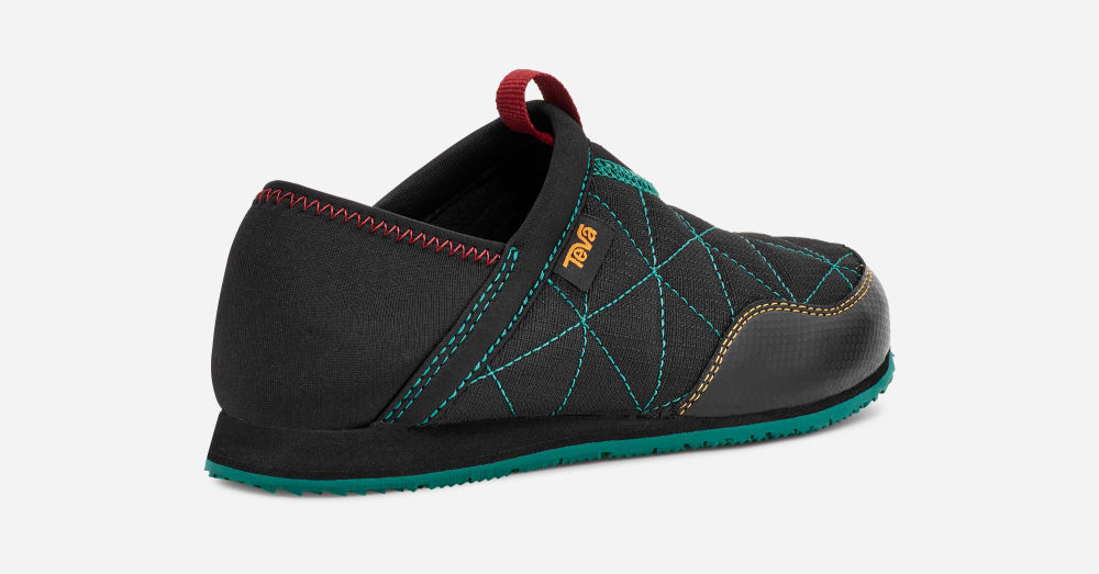 Mocassins Teva ReEMBER Niños Negros Verdes | México-9518