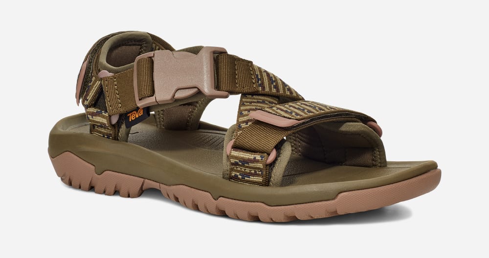 Sandalias Senderismo Teva Hurricane Verge Hombre Verde Oliva Oscuro | México-9346