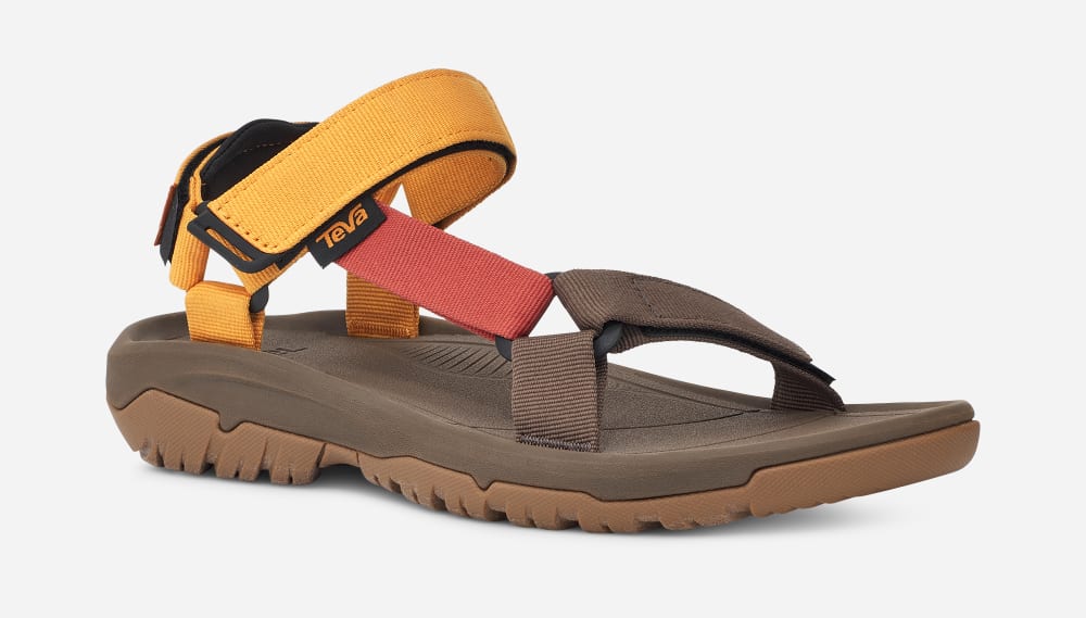 Sandalias Senderismo Teva Hurricane XLT2 Hombre Dorados Naranjas Multicolor | México-4258