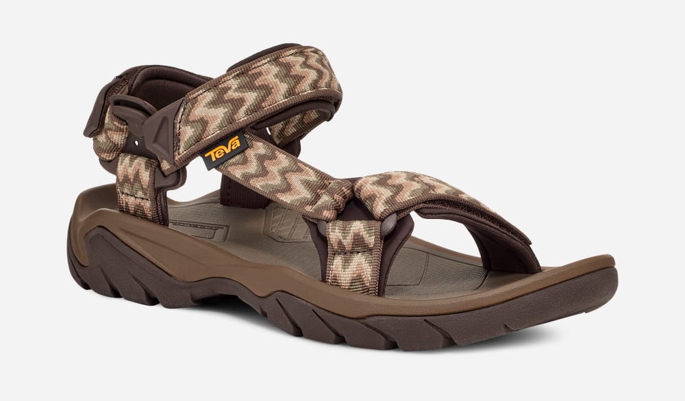 Sandalias Senderismo Teva Terra Fi 5 Universal Hombre Chocolate | México-4312