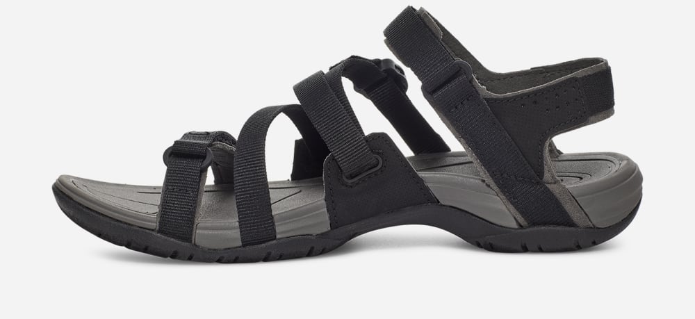 Sandalias Teva Ascona Sport WEB Mujer Negros | México-6490