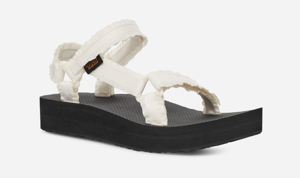 Sandalias Teva Midform Universal Adorn Mujer Blancos | México-3402