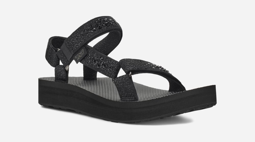 Sandalias Teva Midform Universal Mujer Negros | México-9143