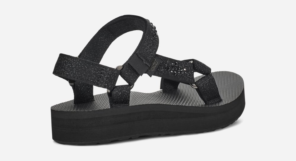 Sandalias Teva Midform Universal Mujer Negros | México-9143