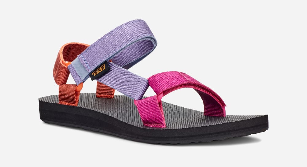 Sandalias Teva Original Universal Mujer Metal Rosas Multicolor | México-0568