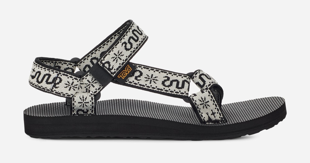 Sandalias Teva Original Universal Mujer Blancos Negros | México-1572