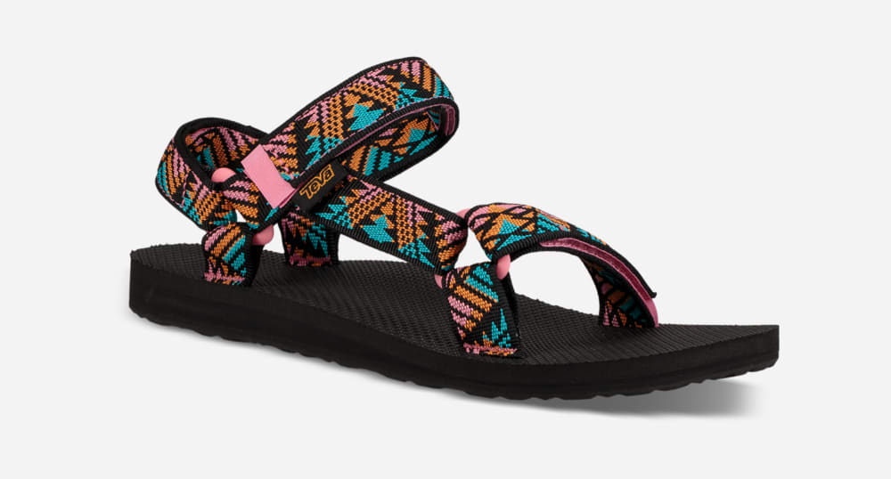 Sandalias Teva Original Universal Mujer Rosas Azules | México-2638