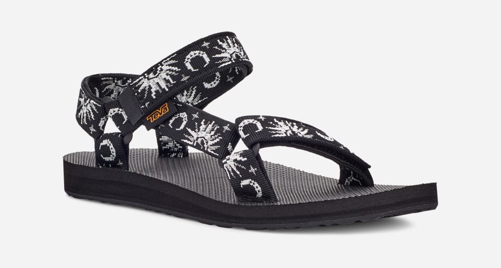 Sandalias Teva Original Universal Mujer Naranjas Negros Blancos | México-3214