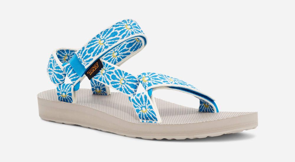 Sandalias Teva Original Universal Mujer Flores Azules | México-4710