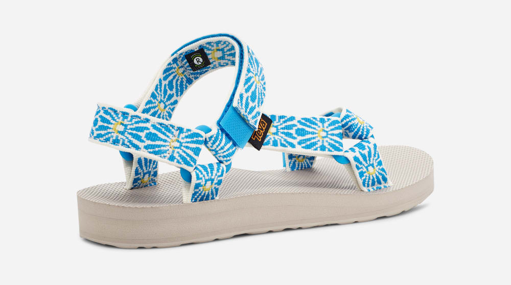 Sandalias Teva Original Universal Mujer Flores Azules | México-4710