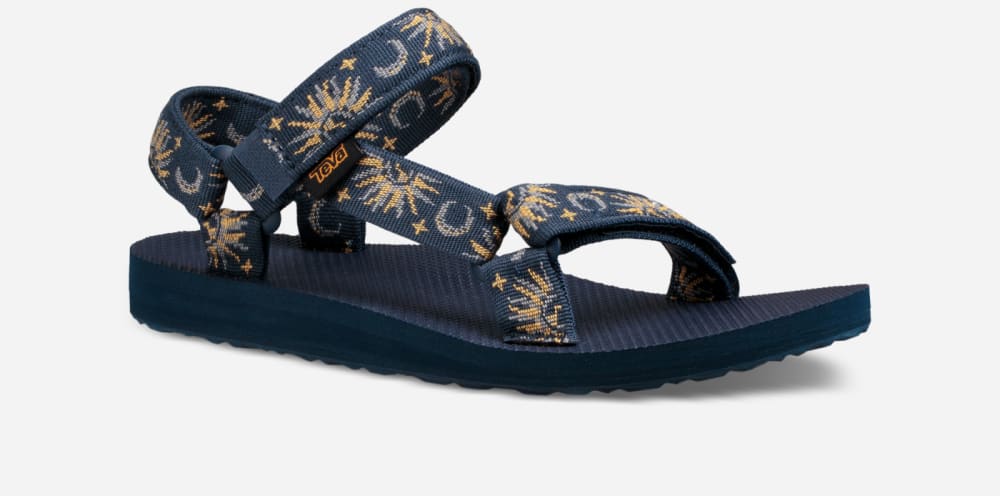 Sandalias Teva Original Universal Mujer Naranjas Azules | México-7289