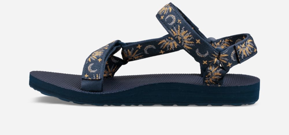 Sandalias Teva Original Universal Mujer Naranjas Azules | México-7289