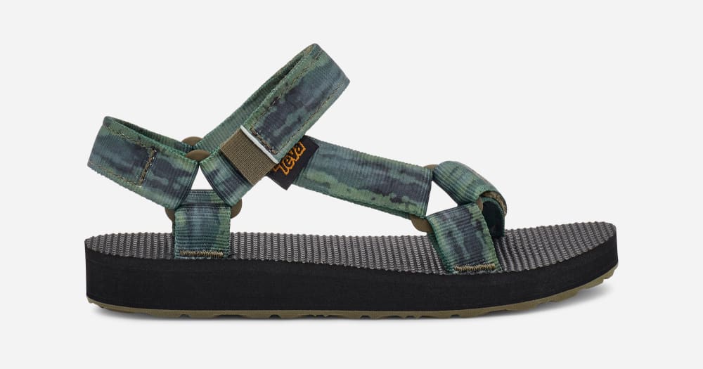 Sandalias Teva Original Universal Tie-Dye Niños Verde Oliva Oscuro | México-2510