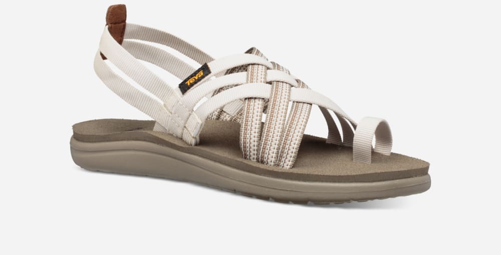 Sandalias Teva Voya Strappy Mujer Blancos | México-6312